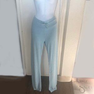 Wildfox Couture Baby Blue Malibu Skinny Sweats Joggers Size S